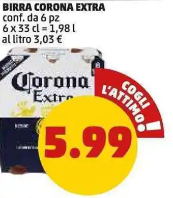 PENNY BIRRA CORONA EXTRA conf. da 6 pz offerta