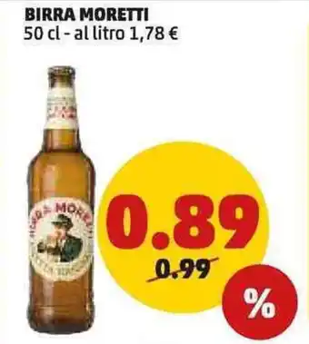 PENNY BIRRA MORETTI 50 cl- offerta