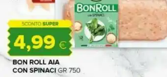 Oasi Aia Bon Roll Con Spinaci 750 G(ml) offerta