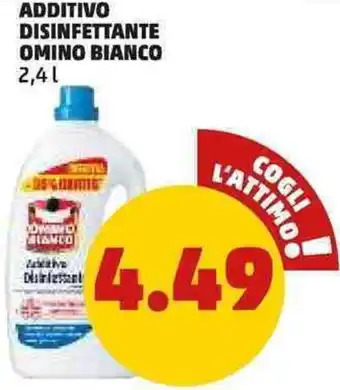 PENNY ADDITIVO DISINFETTANTE OMINO BIANCO 2,4 l offerta