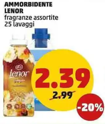 PENNY AMMORBIDENTE LENOR fragranze assortite 25 lavaggi offerta