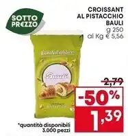Bauli croissant al pistacchio