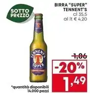 Pam Tennent's birra super offerta