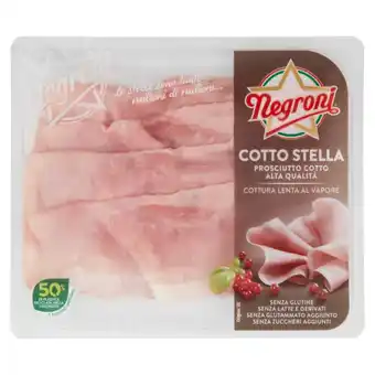 Iperal Prosciutto cotto alta qualità stella negroni offerta