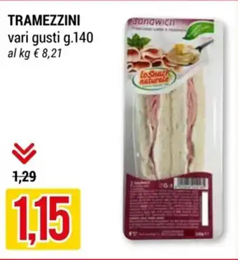 Hardis TRAMEZZINI vari gusti g.140 offerta