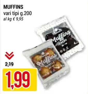 MUFFINS vari tipi g.200