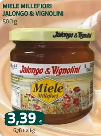 Coop MIELE MILLEFIORI JALONGO & VIGNOLINI 500 g offerta
