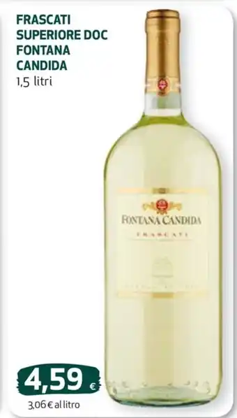 Coop FRASCATI SUPERIORE DOC FONTANA CANDIDA 1,5 litri offerta