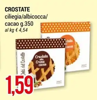 CROSTATE ciliegia/albicocca/ cacao g.350