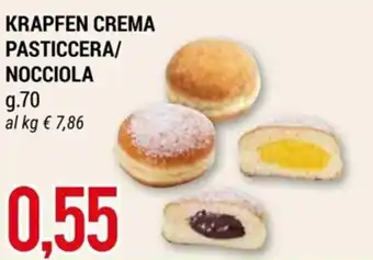 KRAPFEN CREMA PASTICCERA/ NOCCIOLA g. 70