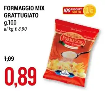 Hardis FORMAGGIO MIX GRATTUGIATO g. 100 offerta