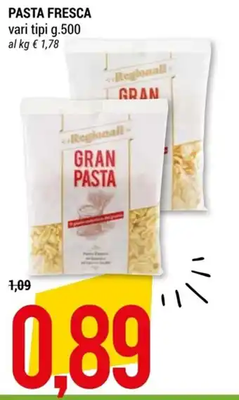 Hardis PASTA FRESCA vari tipi g.500 offerta