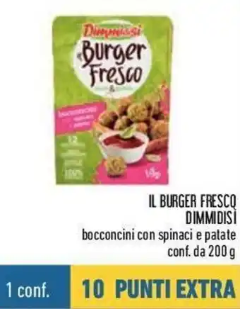 Conad Dimmidisi Il Burger Fresco 200g offerta