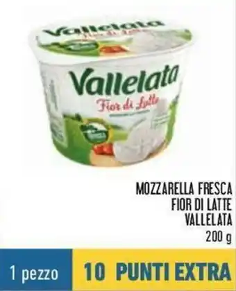 Conad Vallelata Mozzarella Fresca Fior di Latte 200g offerta