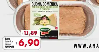 Galassia Buona domenica carciofi AMADORI offerta