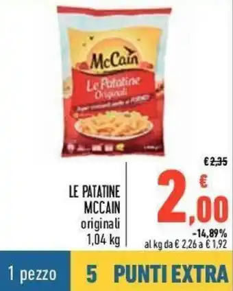 Conad McCain Le Patatine Original 1.04kg offerta