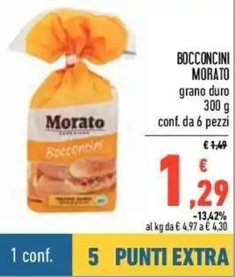 Conad Morato Bocconcini 300g 6 pezzi offerta