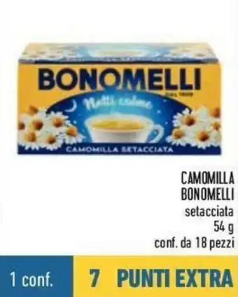 Conad Bonomelli Camomilla 54g 18 pezzi offerta