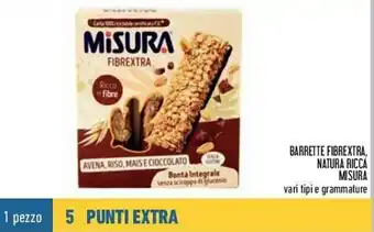 Conad Misura Barrette Fibrextra, Natura Ricca offerta