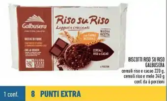 Conad Galbusera Biscotti Riso Su Riso 220g, 240g offerta