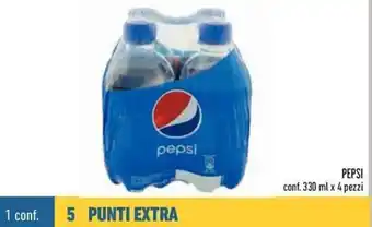 Conad Pepsi 330ml x 4 pezzi offerta