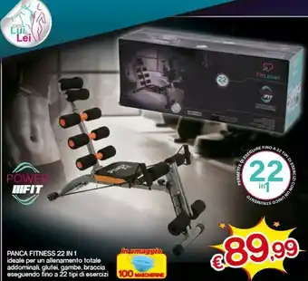 Satur Powerfit Panca Fitness 22 In 1 offerta