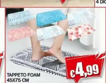Satur Tappeto Foam offerta