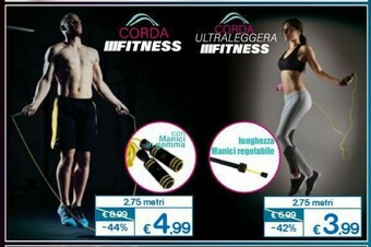 Satur Corda Ultraleggera Fitness offerta