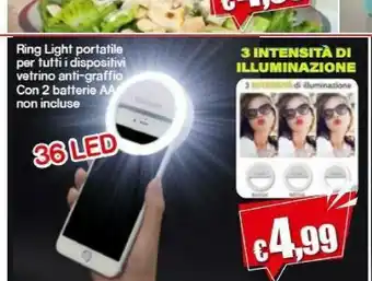 Satur Ring Light offerta