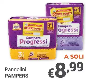 Unes Pampers pannolini offerta