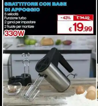 Sbattitore Con Base Di Appoggio