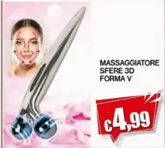 Satur Massaggiatore Sfere 3d Forma V offerta