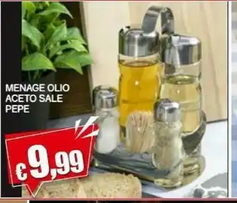 Satur Menage Olio Aceto Sale Pepe offerta