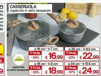 Casseruola Coperchio In Vetro Temperato