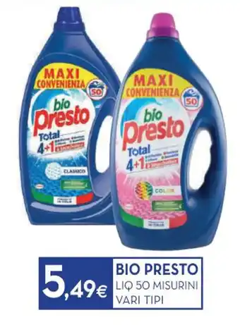 Proshop BIO PRESTO LIQ 50 MISURINI VARI TIPI offerta