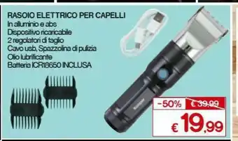 Satur Rasoio Elettrico Per Capelli offerta