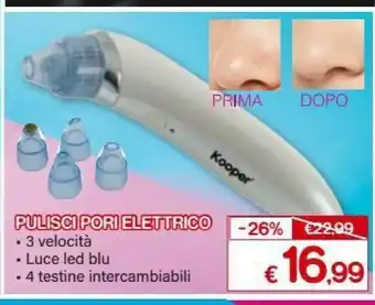 Satur Kooper Pulisci Pori Elettrico offerta