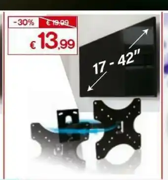 Satur Wally Supporto Tv offerta