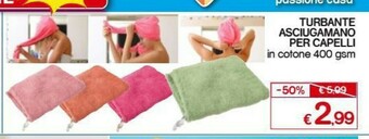 Satur Turbante Asciugamano Per Capelli offerta