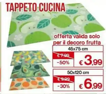 Satur Tappeto Cucina offerta