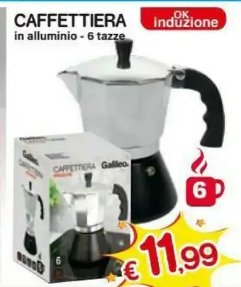 Satur Caffettiera In Alluminio offerta