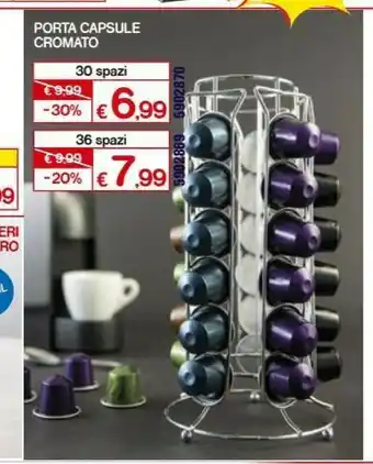 Satur Porta Capsule Cromato offerta