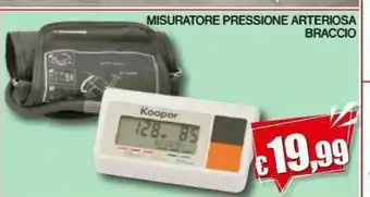 Satur Kooper Misuratore Pressione Arteriosa Braccio offerta