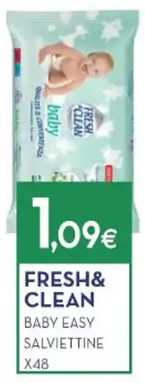 Proshop FRESH& CLEAN BABY EASY SALVIETTINE X48 offerta