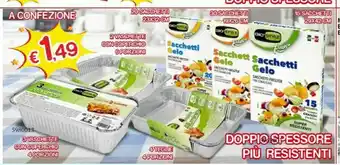 Satur 3 Vaschette Con Coperchio offerta