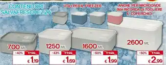 Satur Contenitori Salvafreschezza offerta