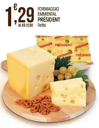 Iper Romagnolo FORMAGGIO EMMENTAL PRÉSIDENT offerta