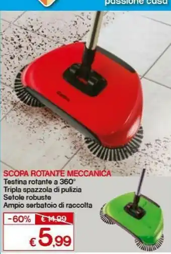 Satur Scopa Rotante Meccanica offerta