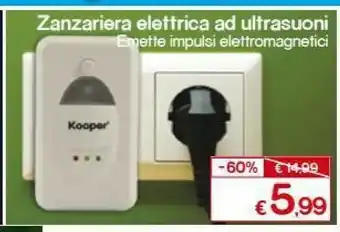 Satur Kooper Zanzariera Elettrica Ad Ultrasuoni offerta
