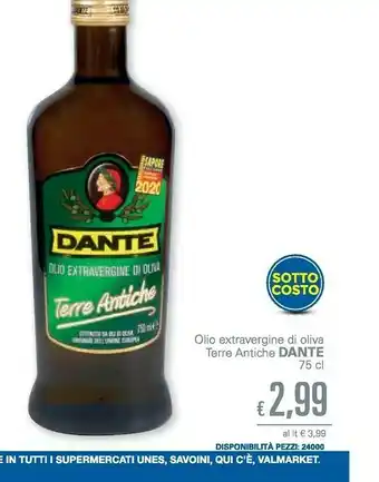 Unes Dante - Olio Extra Vergine Di Oliva Classico offerta